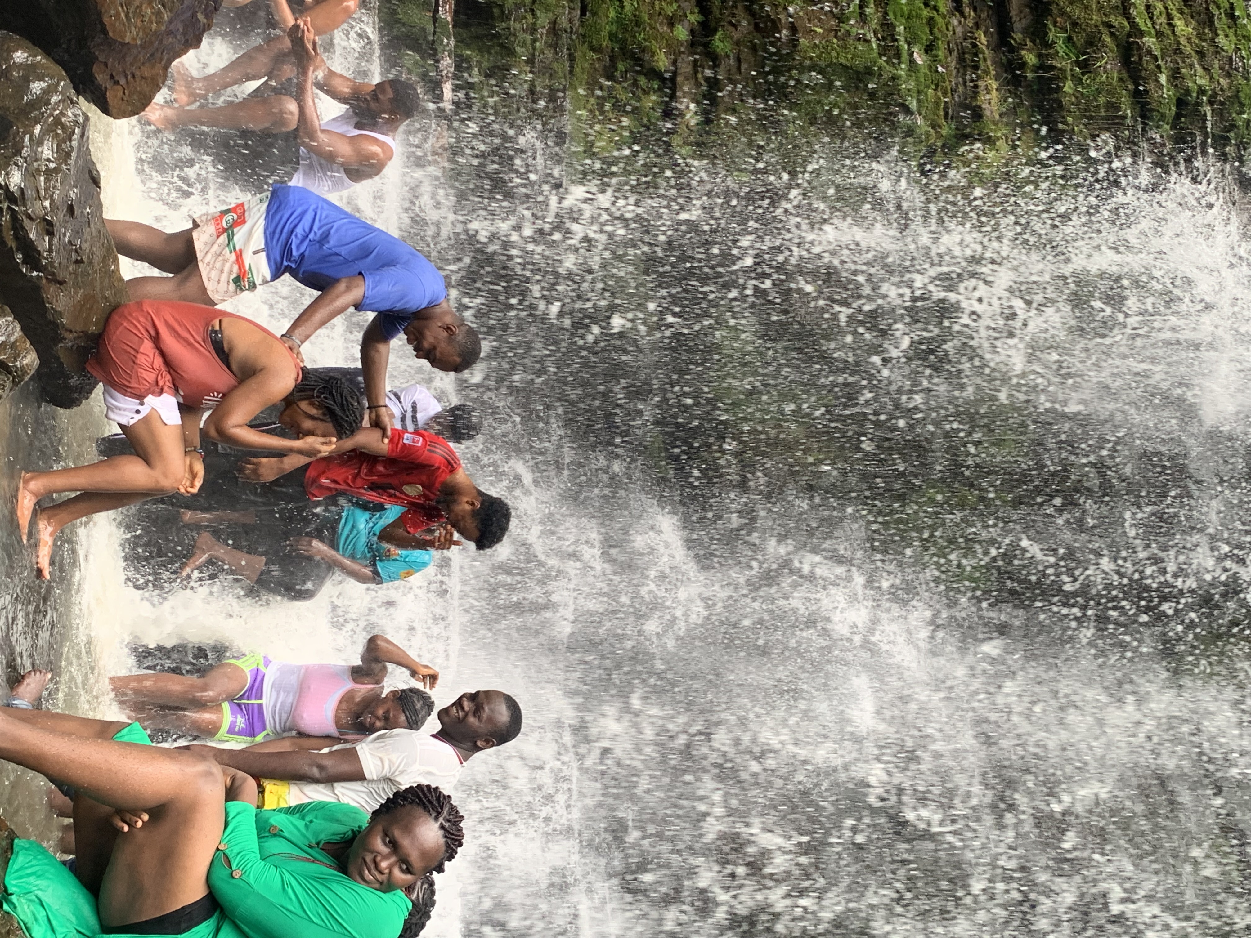 STAFF BONDING AT OBOADAKA WATERFALLS